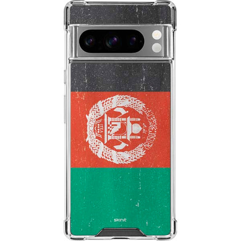 Afghanistan Flag Distressed Google Pixel 8 Pro Clear Case
